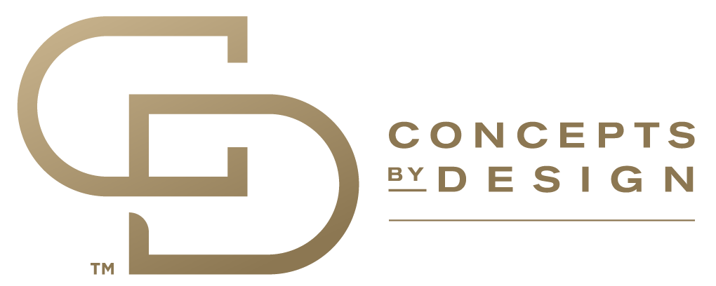 Concepts by design logo gold