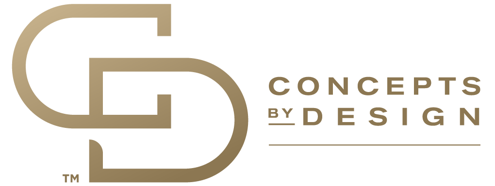 Concepts by design logo gold