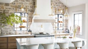 Kitchen at riverbend island