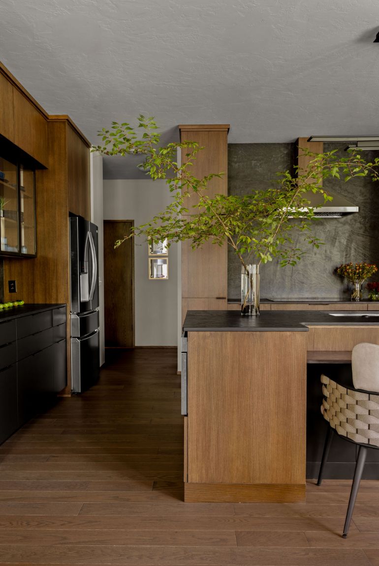 Natural beauty kitchen feature shot vertical