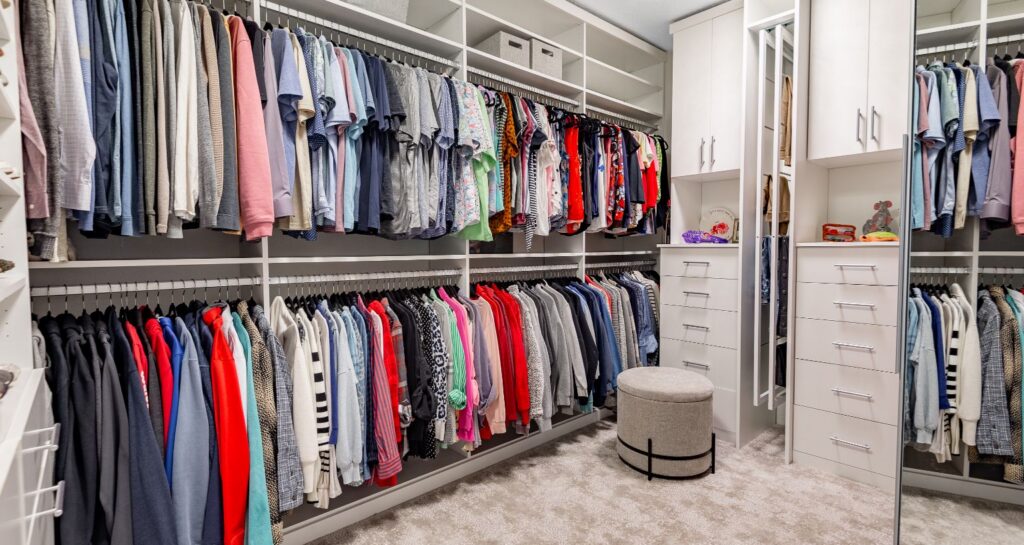 Closet with drying racks feature hero