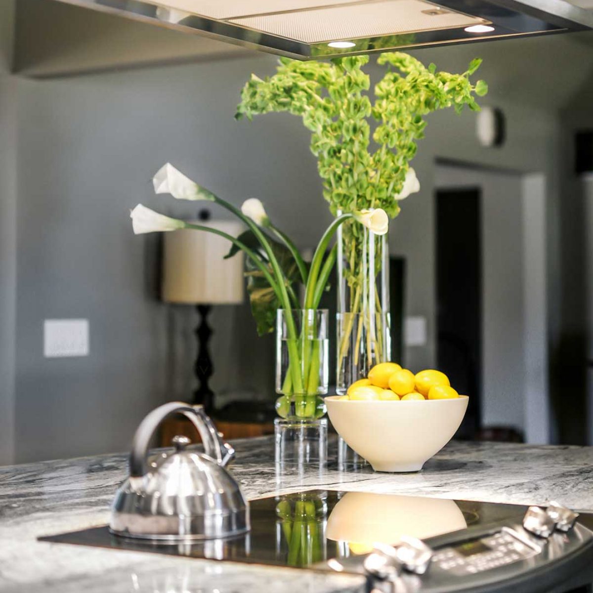 Modern Kitchen design with custom cabinetry